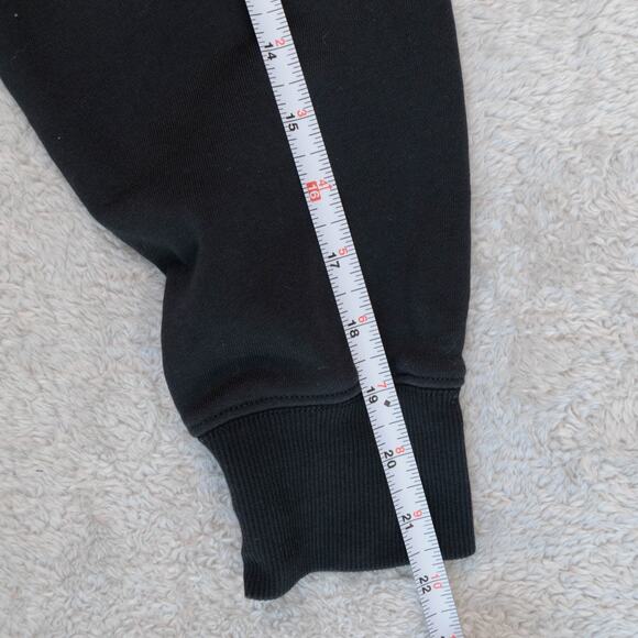 Fabletics Year Round Black Terry Cropped Sweatshirt Womens Size XL - Picture 7 of 10